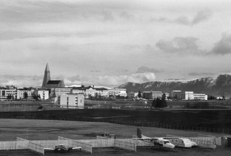 Reykjavik from Perlan Hill, Reykjavik, Iceland, April 2006