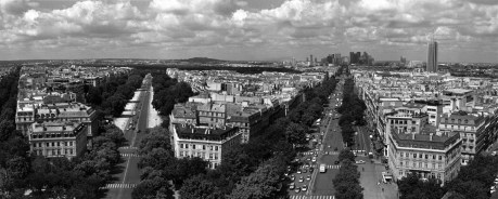 From the Arc de Triomphe, Paris, France, August 2004