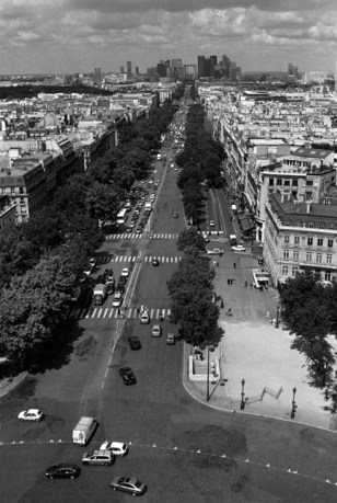 From the Arc de Triomphe, Paris, France, August 2004
