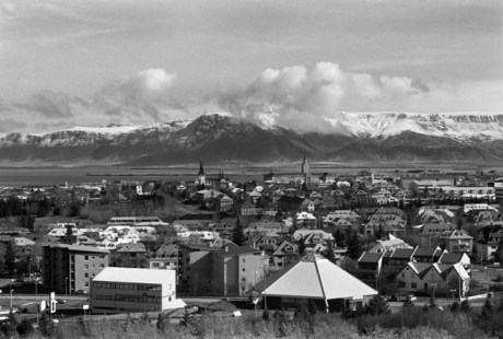 Reykjavik from Perlan Hill, Reykjavik, Iceland, April 2006