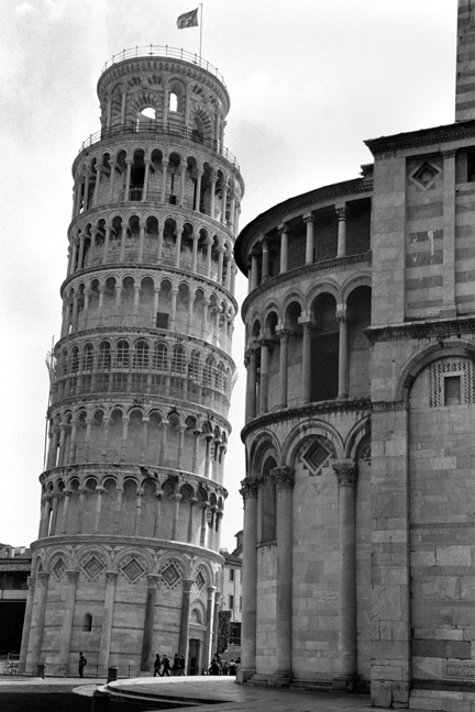 Leaning Tower of Pisa, Italy, February 2007