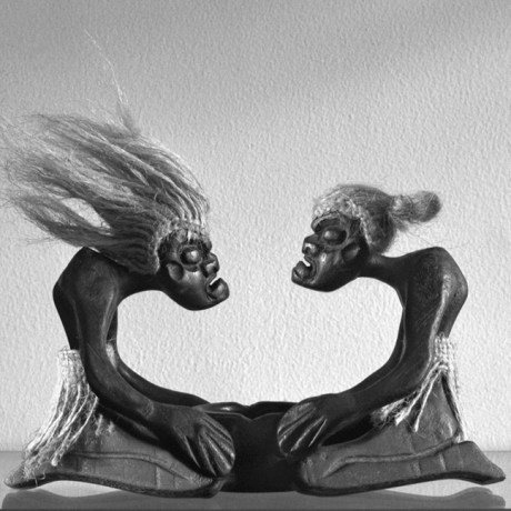 African Statue, Synge Street, Dublin, Ireland, August 2004