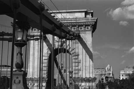 Széchenyi Chain Bridge, Budapest, Hungary, June 2001