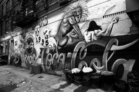 Graffiti, East 11th St., Manhattan, New York, America, April 1995