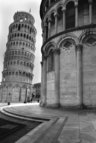 Leaning Tower, Pisa, Italy, February 2007