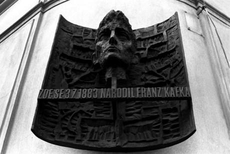 Kafka, Maiselova and Kaprova, Prague, Czech Republic, April 2000 