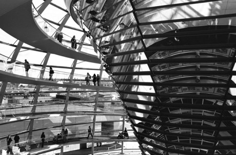 Reichstag Dome by Norman Foster, Berlin, Germany, November 2006