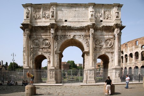 The Arch of Constantine, Rome, Italy, May 2009