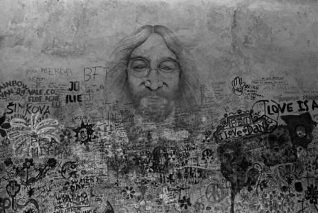 Lennon Wall, Mala Strana, Prague, Czech Republic, April 2000