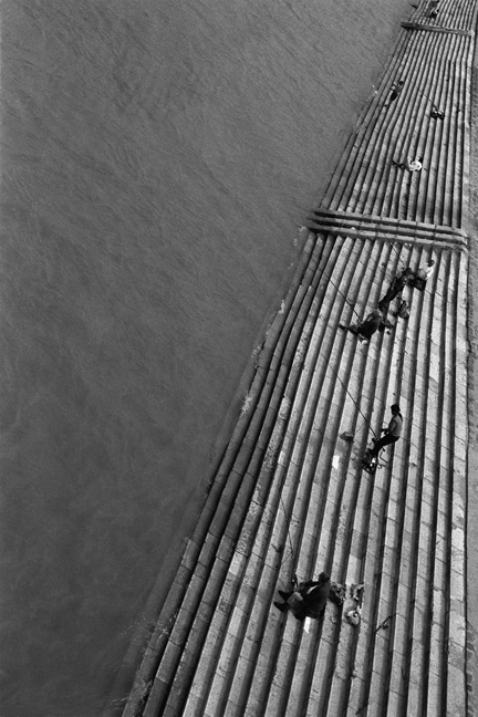 Fishing on the Danube, Budapest, Hungary, June 2001