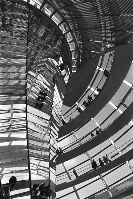 Reichstag Dome by Norman Foster, Berlin, Germany, November 2006