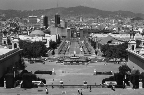 Plaça d'Espanya, Barcelona, Spain, August 2002