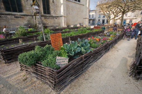 Allotment, Basilique Saint Seurin, Bordeaux, France, April 2010