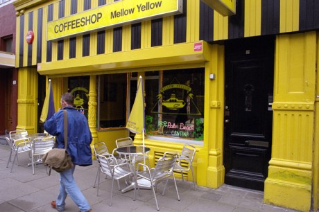Mellow Yellow, Vijzelgracht, Amsterdam, Netherlands, April 1999