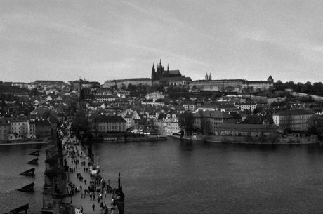 Charles Bridge, Prague, Czech Republic, April 2000