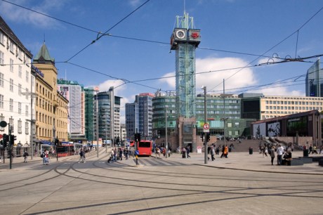 Jernbanetorget, Oslo, Norway, June 2010