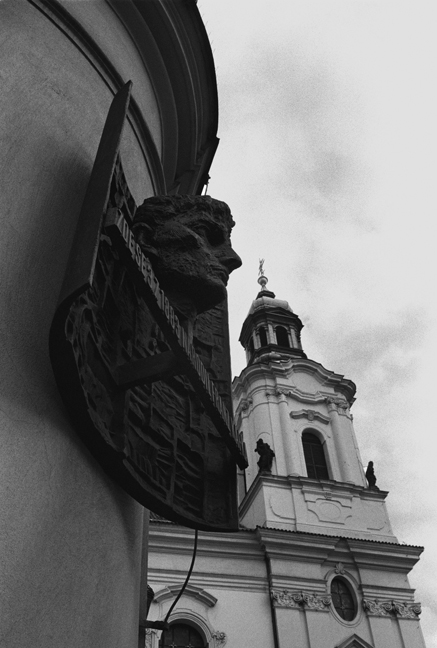 Kafka, Maiselova and Kaprova, Prague, Czech Republic, April 2000