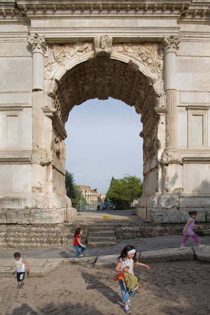 The Arch of Titus, Rome, Italy, May 2009