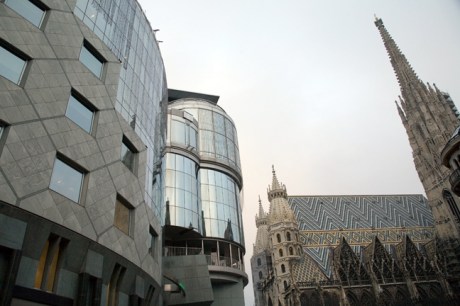 Haas Haus, Stephansplatz, Vienna, Austria, December 2008