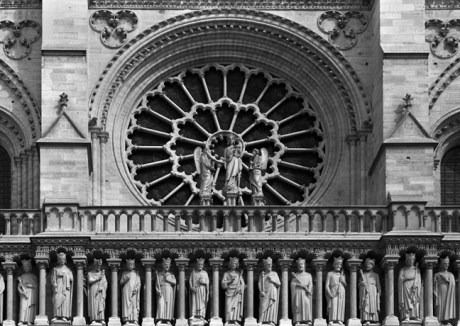 Rose Window, Notre-Dame, Paris, France, August 2004