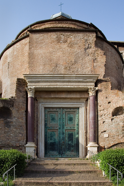The Temple of Romulus, Rome, Italy, May 2009