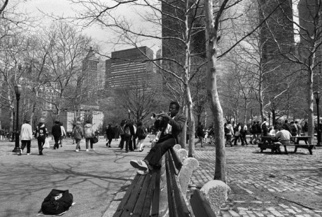 Battery Park, Manhattan, New York, America, April 1995