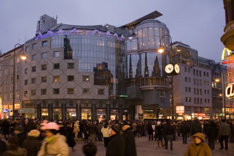 Haas Haus, Stephansplatz, Vienna, Austria, December 2008