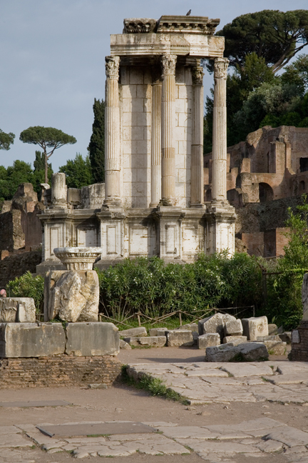 The Temple of Vesta, Rome, Italy, May 2009