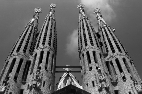 Templo Expiatorio de la Sagrada Familia, Barcelona, Spain, August 2002