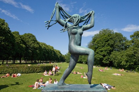 Vigelandsparken Sculpture Park Oslo, Norway, June 2010