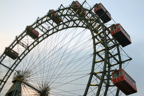 Wiener Riesenrad, Leopoldstadt, Vienna, Austria, January 2009