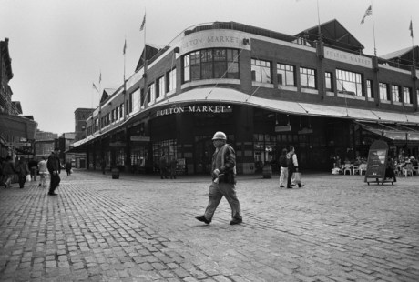 Fulton market,South Street Seaport, New York, America, April 1995