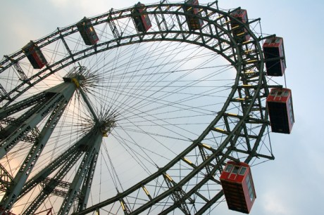Wiener Riesenrad, Leopoldstadt, Vienna, Austria, January 2009