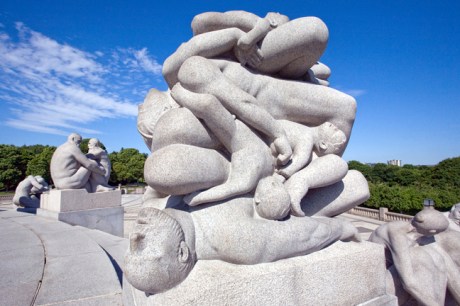 Vigelandsparken Sculpture Park Oslo, Norway, June 2010