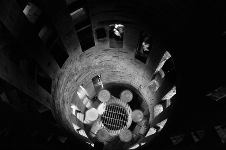 Stairwell, Sagrada Familia, Barcelona, Spain, August 2002