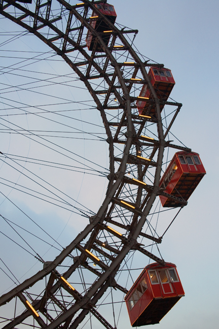 Wiener Riesenrad, Leopoldstadt, Vienna, Austria, January 2009