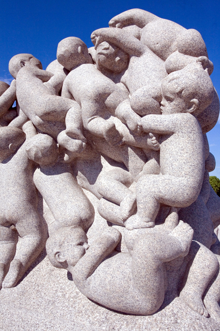 Vigelandsparken Sculpture Park Oslo, Norway, June 2010