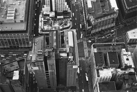 Manhattan from Empire State, Manhattan, New York, America, April 1995