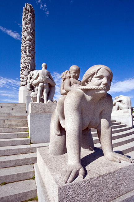 Vigelandsparken Sculpture Park Oslo, Norway, June 2010