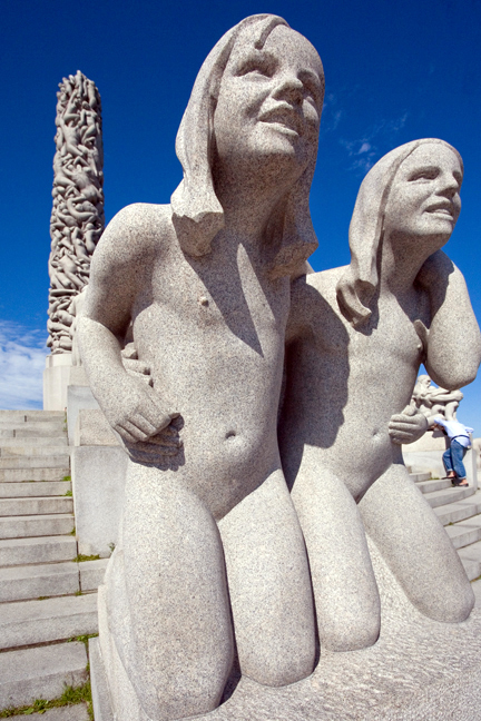 Vigelandsparken Sculpture Park Oslo, Norway, June 2010