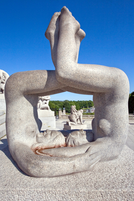 Vigelandsparken Sculpture Park Oslo, Norway, June 2010