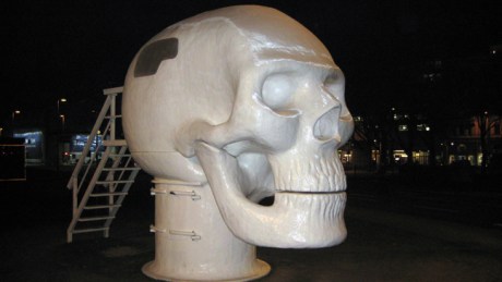 The Wellness Skull, Vienna, Austria, January 2009