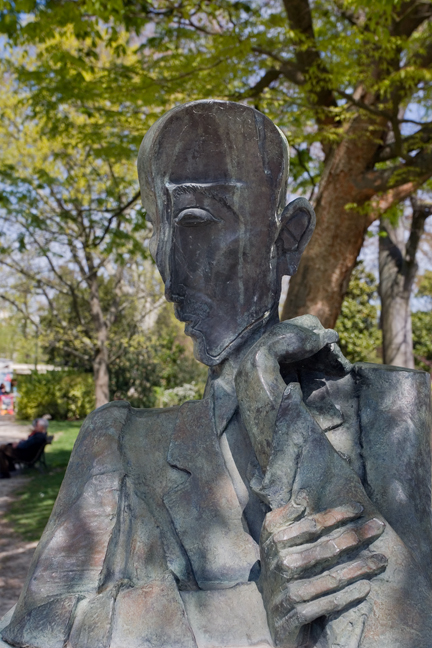 François Mauriac, Jardin Publique, Bordeaux, France, April 2010