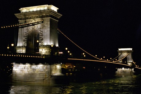 Széchenyi Chain Bridge, Budapest, Hungary, June 2001