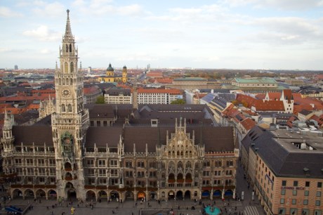Neues Rathaus, Marienplatz, Munich, Germany, October 2009