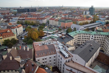 Munich from Peterskirche, Munich, Germany, October 2009