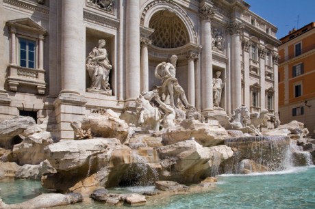 Trevi Fountain, Rome, Italy, May 2009