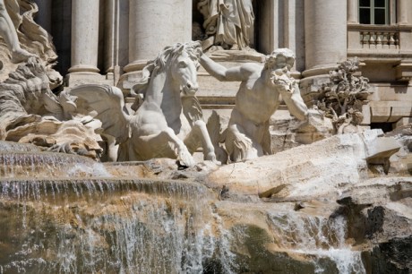 Trevi Fountain, Rome, Italy, May 2009