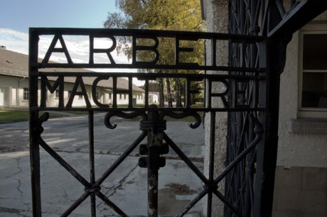 Courtyard, Dachau, Munich, Germany, October 2009