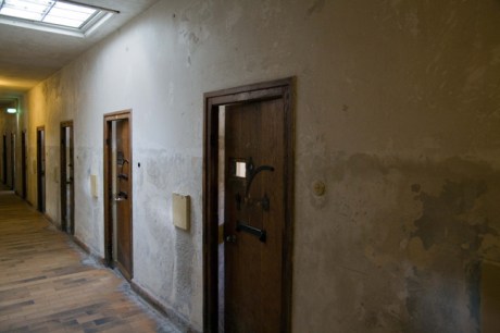 Bunker, East Wing, Dachau, Munich, Germany, October 2009